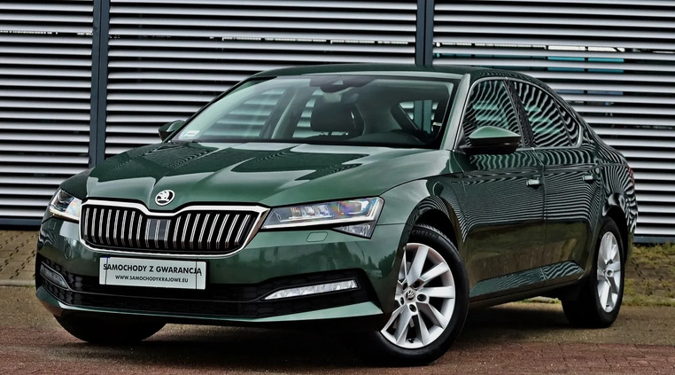 Skoda Superb cena 106900 przebieg: 57000, rok produkcji 2021 z Wyśmierzyce małe 667